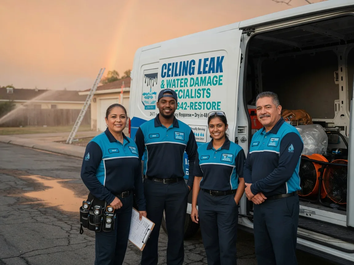 Ceiling Leak Cleanup company in Allyn, WA